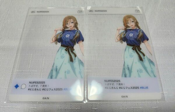 にじさんじ にじフェス2025 来栖夏芽 SNS風クリアカード Fグループ