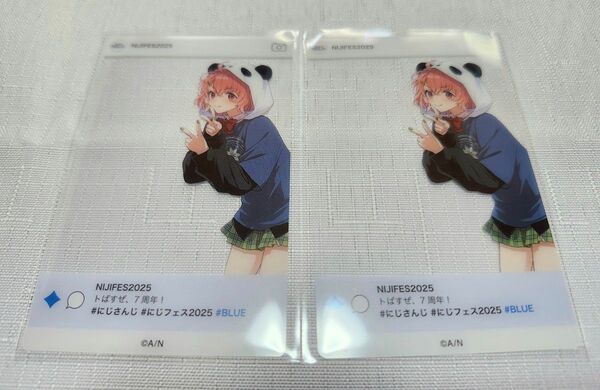 にじさんじ にじフェス2025 笹木咲 SNS風クリアカード Iグループ