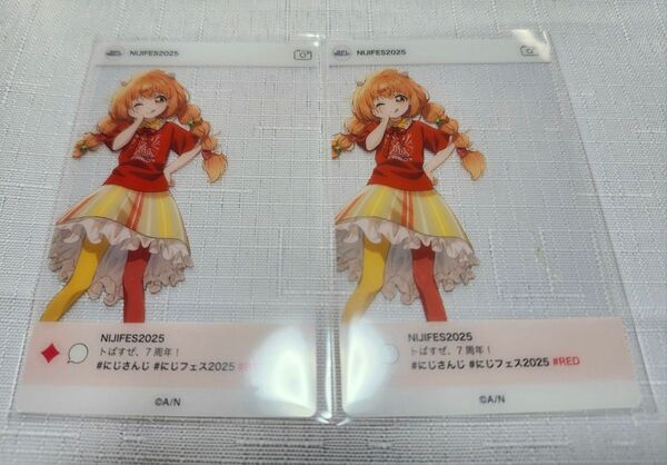 にじさんじ にじフェス2025 雲母たまこ SNS風クリアカード Bグループ