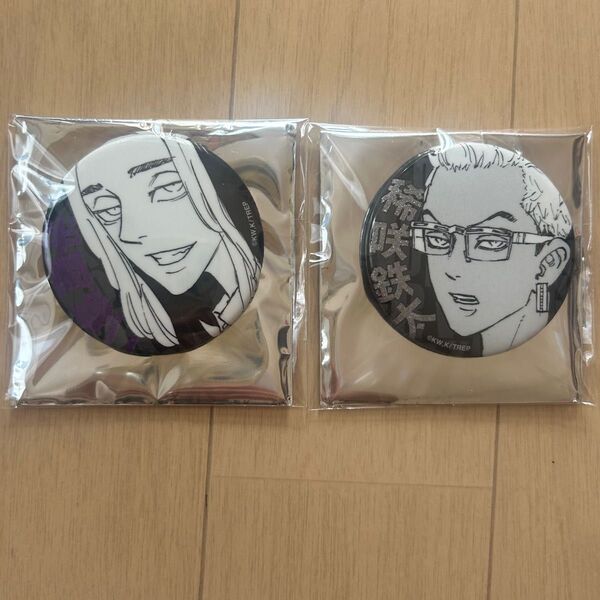 東京リベンジャーズ マイキーマート 描き下ろし新体験展 最後の世界線 グリッター缶バッジ