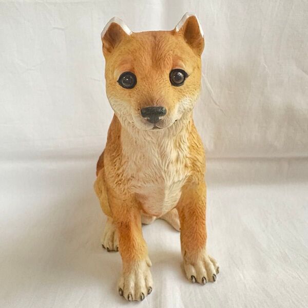 DAITO セラミックアートコレクション 柴犬 置物 置き物 オブジェ インテリア 動物 かわいい しば犬 ガーデンオーナメント