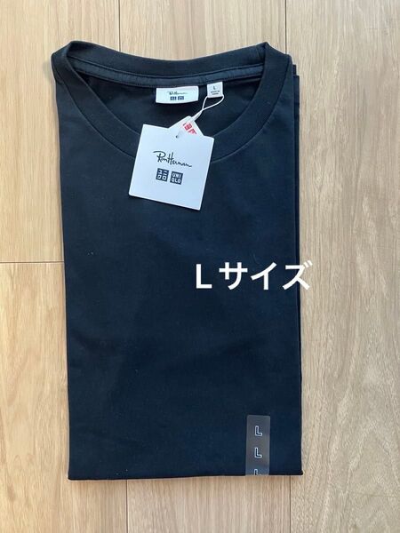 ユニクロ ロンハーマン コラボ Tシャツ 二子玉川店限定 黒 Lサイズ