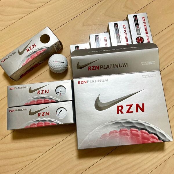 ナイキ レジン プラチナム NIKE RZN PLATINUM ゴルフボール 19個 セット 未使用 まとめ