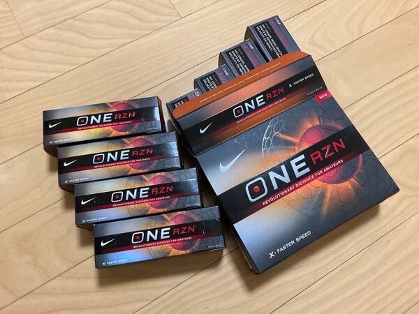 NIKE ゴルフボール ONE RZN 1ダース+3個×4 24個 未使用 まとめ売り ナイキゴルフ ナイキ ワン レジン