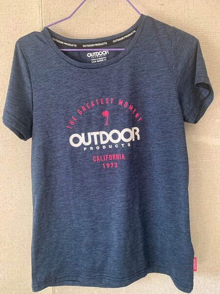 OUTDOOR PRODUCTS スポーツシャツ ネイビー L