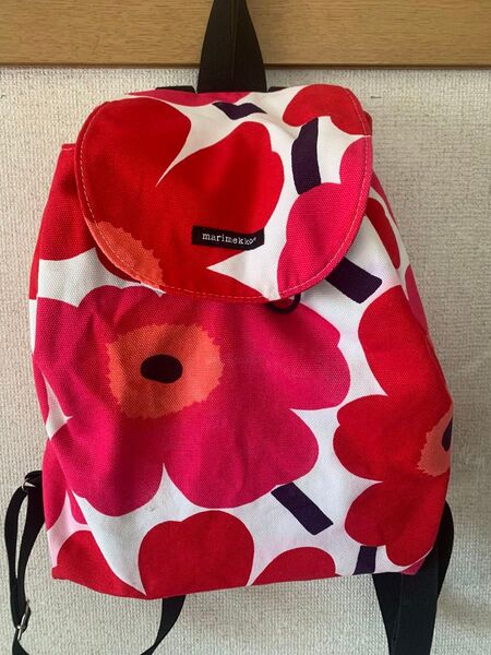 marimekko マリメッコ リュック ウニッコ レッド