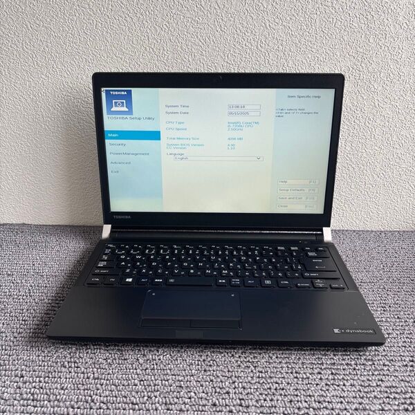 東芝dynabook R73/M i5-7200U メモリ4GB #5879