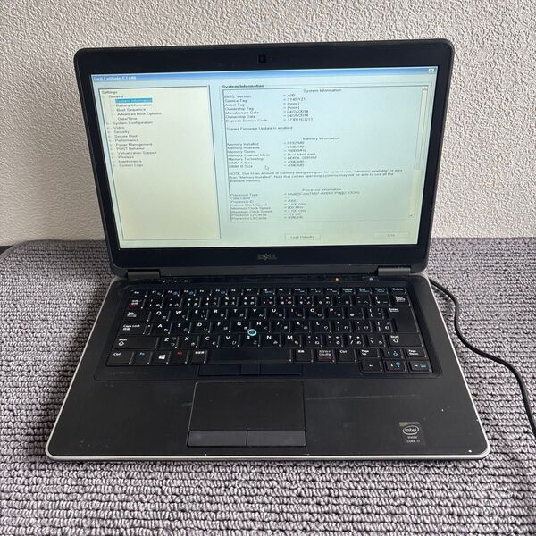 DELL latitude E7440 i7-4600U メモリ8GB#5890