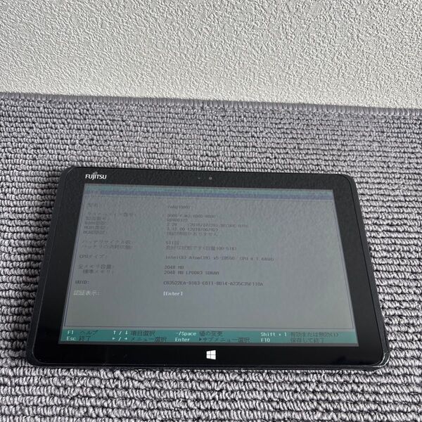 富士通ARROWS Tab Q506 Atom( TM) x5-Z8550 メモリ2GB #5929