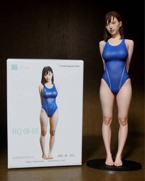 【セット販売】ガレージキット(アトリエイット )HQ08-03 競泳水着HQ08-01女性