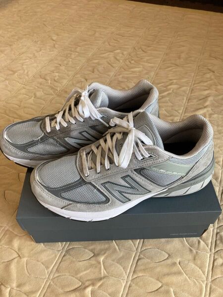 New Balance 990 v5グレー スニーカー 27cm ニューバランス