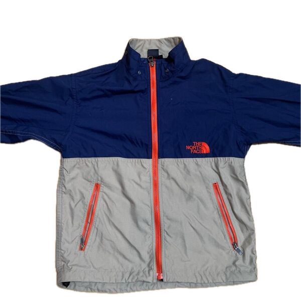 THE NORTH FACE ナイロンジャケット ネイビー/ベージュ 130