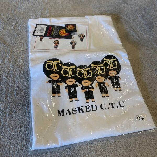 プロレスTシャツ MASKED C.T.U 新日本プロレス サイズXL