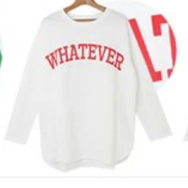 長袖ロゴTシャツ M 大きめ