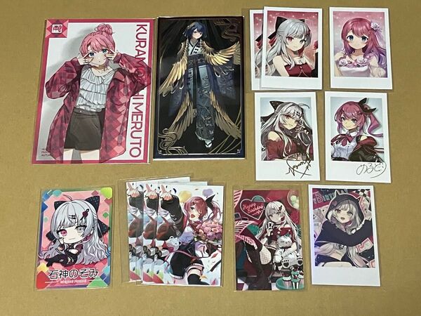 にじさんじ 石神のぞみ 倉持めると 小清水透 Idios ポストカード 妖怪万化 ノスタルジックカード チェキ VTuber