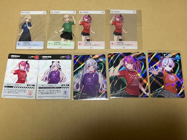 にじさんじ にじフェス SNS風クリアカード 石神のぞみ 倉持めると 鏑木ろこ シスタークレア マリア・マリオネット VTuber