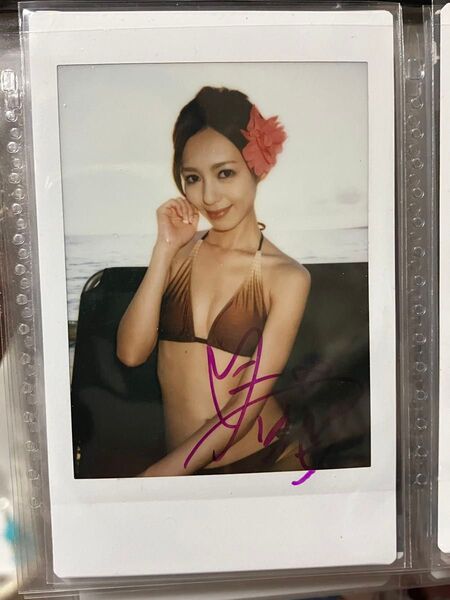 希志あいの 直筆サイン入りチェキ② 初代恵比寿マスカッツ AV女優 セクシー女優