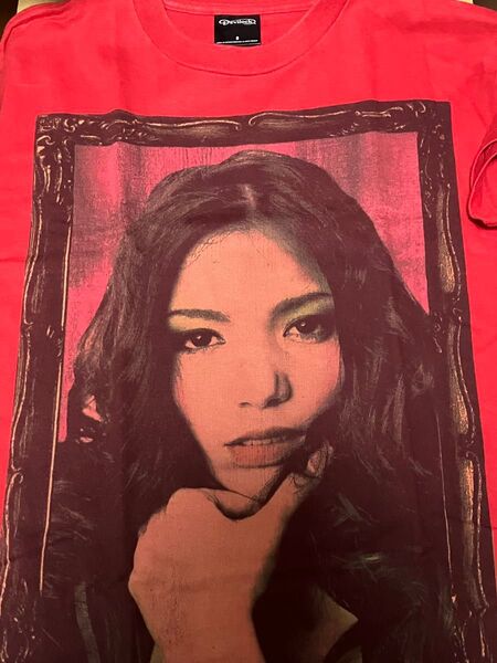 【未使用】Rio 柚木ティナ Tシャツ 半袖 恵比寿マスカッツ 赤 S AV女優 セクシー女優 コラボTシャツ