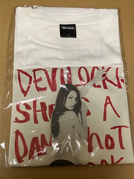 【未使用】Rio 柚木ティナ Tシャツ L 半袖 恵比寿マスカッツ 白 AV女優 セクシー女優 コラボTシャツ