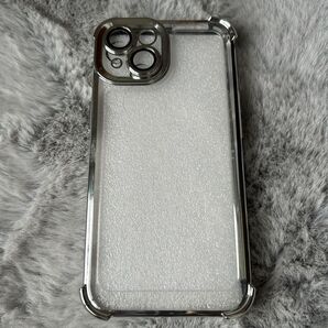 iPhone14ケースシルバー未使用品