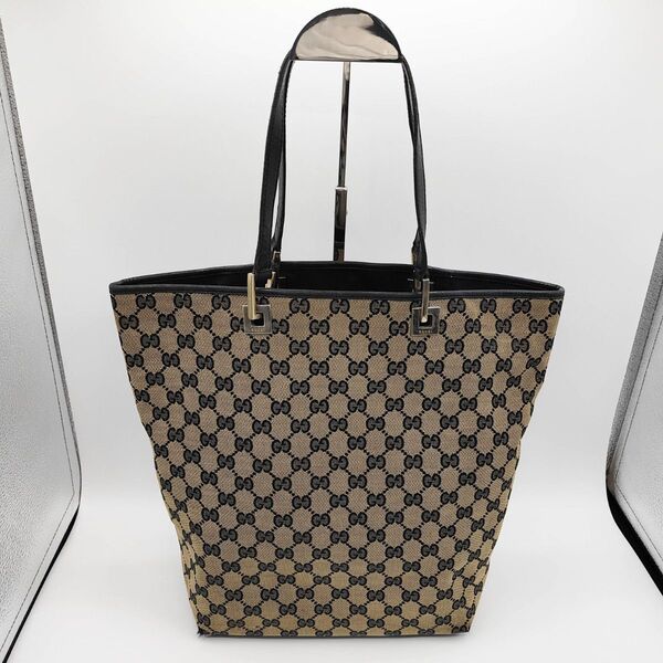 GUCCI グッチ GGキャンバス トートバッグ GG柄 キャンバス レザー