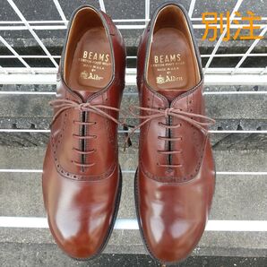 【BEAMS別注.社内購入品】 Alben 9972 サドルシューズ 7 1/2 カーフ 極上品