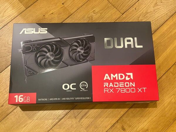 【送料無料・美品】ASUS DUAL Radeon RX 7800 XT OC 16GB