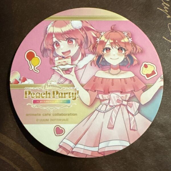 のあ コースター カラフルピーチ からぴち アニメイトカフェ