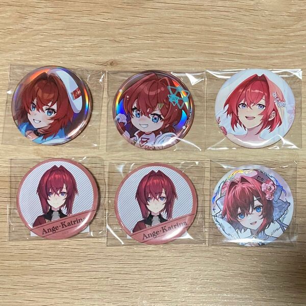 にじさんじ アンジュ 缶バッジ welcome art ジューンブライド さんばか 6th Anniversary