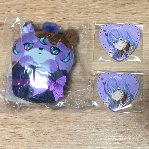 にじさんじ バレンタイン Melty Valentine マスコットチャーム ハート缶バッジ 星導ショウ