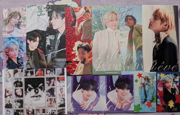 BTS V チケットカード トレカ メモ 韓国制作者 マスター テヒョン