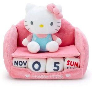 2019年サンリオオリジナル新品未使用 ハローキティ 万年カレンダー ぬいぐるみ