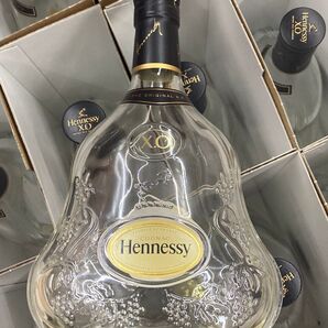 Hennessy ヘネシーxo金キャップ空瓶 全12本