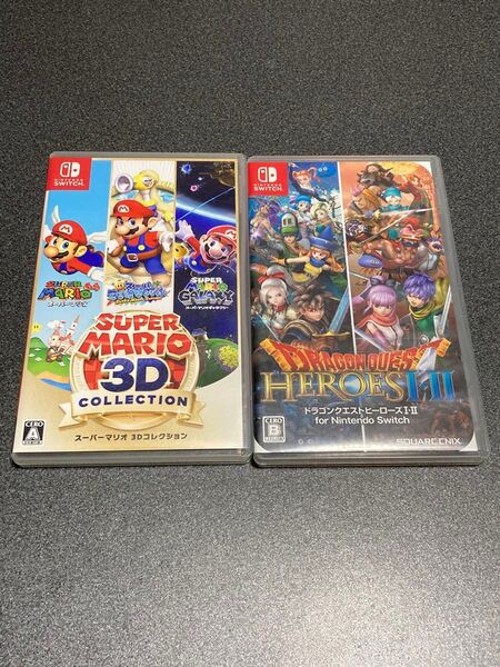 Switch スーパーマリオ3Dコレクション ドラゴンクエストヒーローズ1 2 合計2本セット