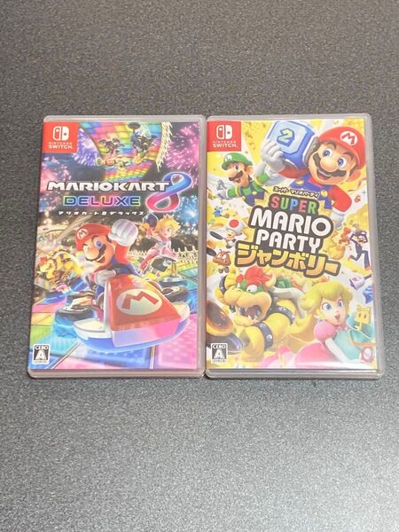 片方は新品 Switch スーパーマリオパーティ ジャンボリー マリオカート8デラックス 2本セット