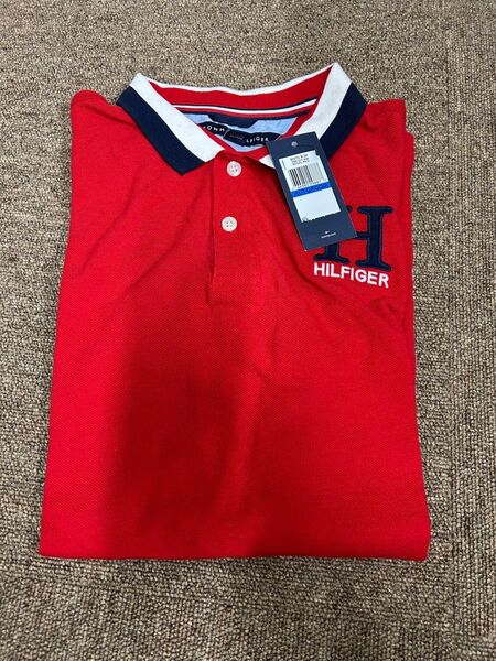 TOMMY HILFIGER ポロシャツ レッド 新品未使用