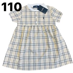 【未使用・タグ付き】イーストボーイ ワンピース 半袖 女の子 110