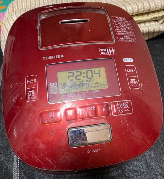 TOSHIBA 炊飯器 RC-10VSE2 真空圧力IHジャンク品