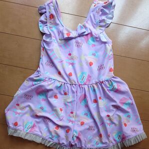 女の子 ワンピース 水着 キッズ ピンク SKAPF シ シュノン 130