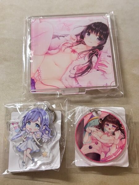 fanzaオンラインくじ 伊ヶ崎綾香 C賞 D賞 アクリルスタンド アクスタ 3種セット