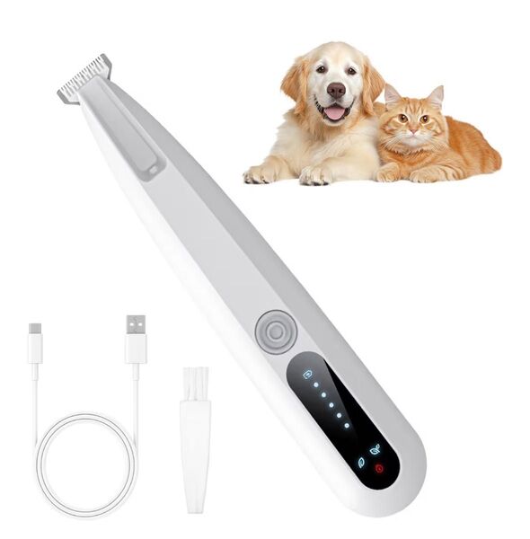 ペット用バリカン 犬・猫用 デリケートゾーン専用設計 LEDライト搭載 犬 猫
