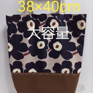 大きなトートバック★大きなエコバック★マザーバック★ ハンドメイド★北欧花柄