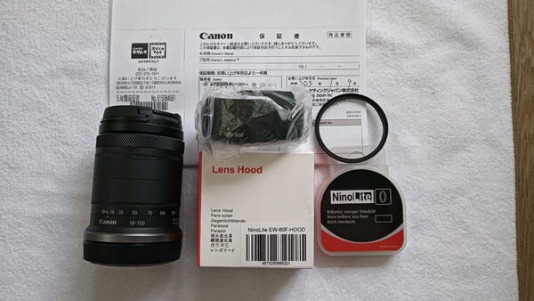 Canon RF-S18-150mm F3.5-6.3 IS 新品級 フード フィルタ−付き