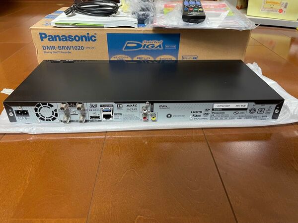 Panasonic ブルーレイディスクレコーダー DMR-BRW1020