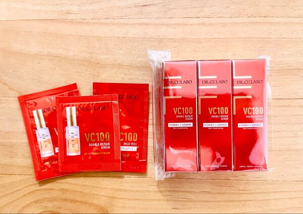 ドクターシーラボ VC100 VダブルRエッセンスX美容液 7ml 3本 サンプル3包付き