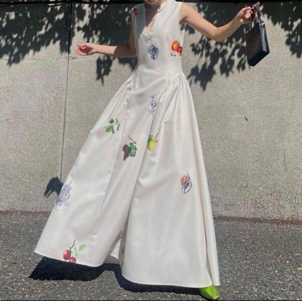 AMERI ELEANOR LINEN LIKE DRESS