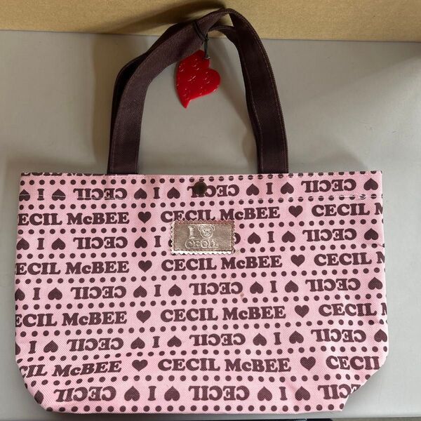 CECIL McBEE トートバッグ ピンク セシルマクビー