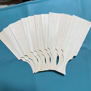 ミニ羽子板白木 22cm 10枚セット ハンドメイド トールペイント♪