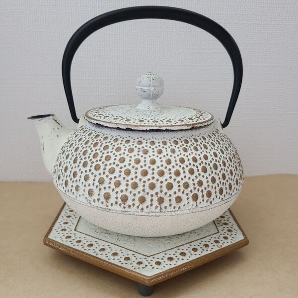 【販売終了・希少】南部鉄器カラーポット CAMOMILLEセット