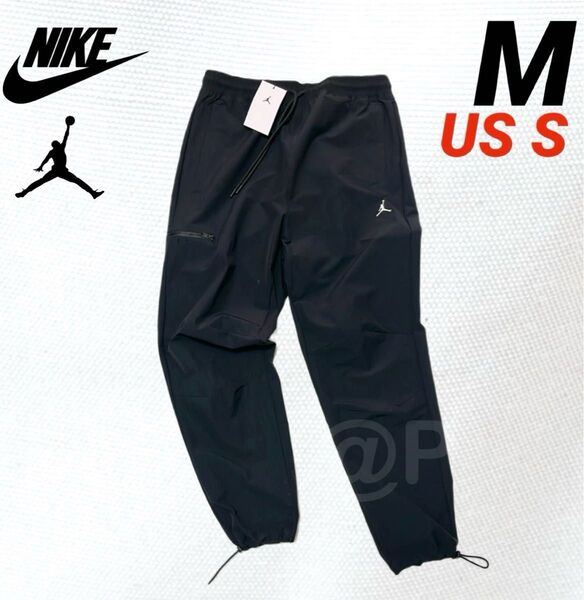 新品 ナイキ JORDAN ウーブン パンツ カーゴポケット 伸縮ストレッチ 黒 ブラック US S (日本サイズM〜相当)